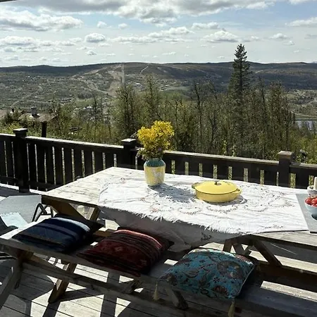 בית נופש Modernized Log With Views Of The Mountains Ron