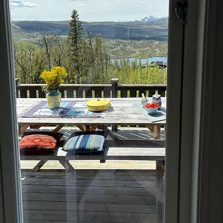 Modernized Log With Views Of The Mountains *