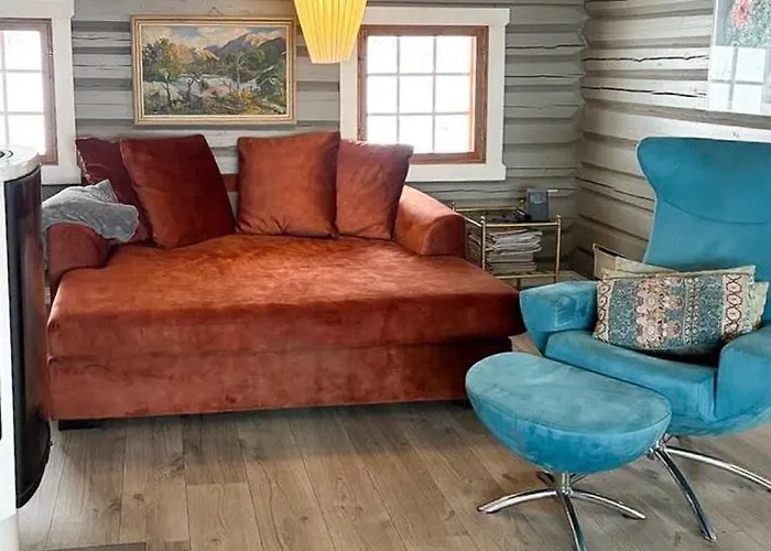 Semesterbostad Modernized Log With Views Of The Mountains Ron