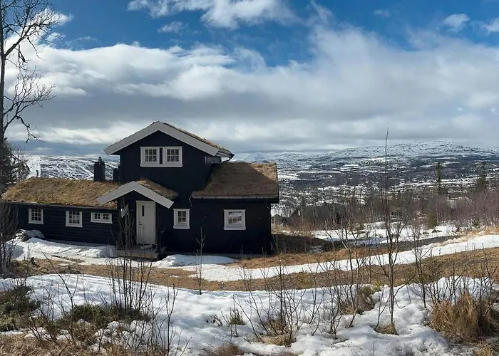 Modernized Log With Views Of The Mountains