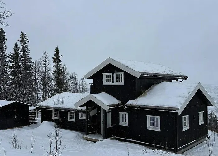 Modernized Log With Views Of The Mountains Semesterbostad *
